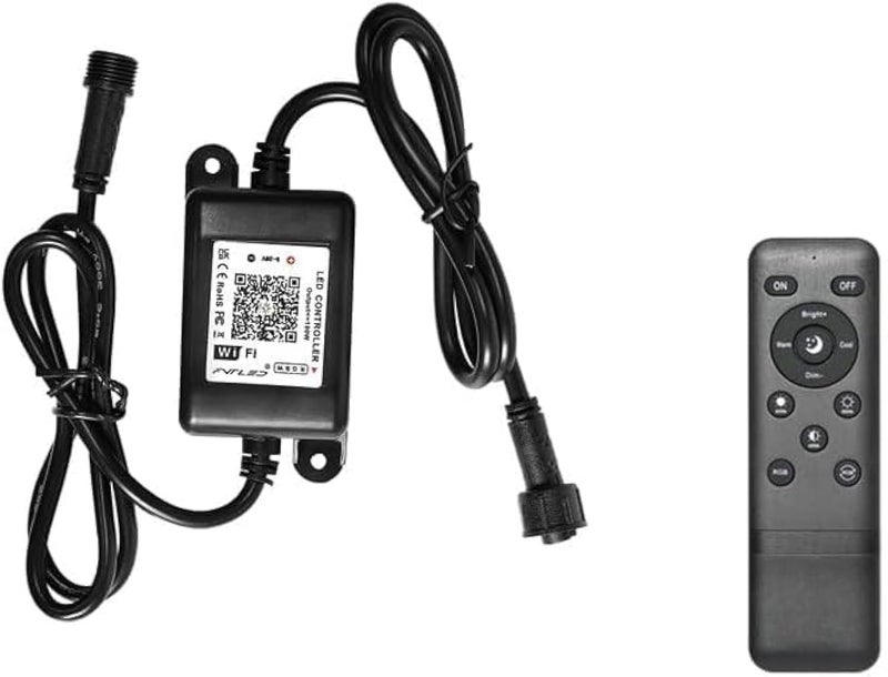 FVTLED WiFi RGBW Controller, FVTLED LED WiFi Controller Wireless RGBW Smart Controller Working with Android and iOS System Mobile Phone Free App for RGBW LED Deck Lights - Image 1